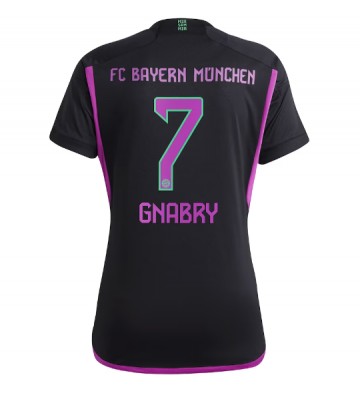 Bayern Munich Serge Gnabry #7 Replika Udebanetrøje Dame 2023-24 Kortærmet